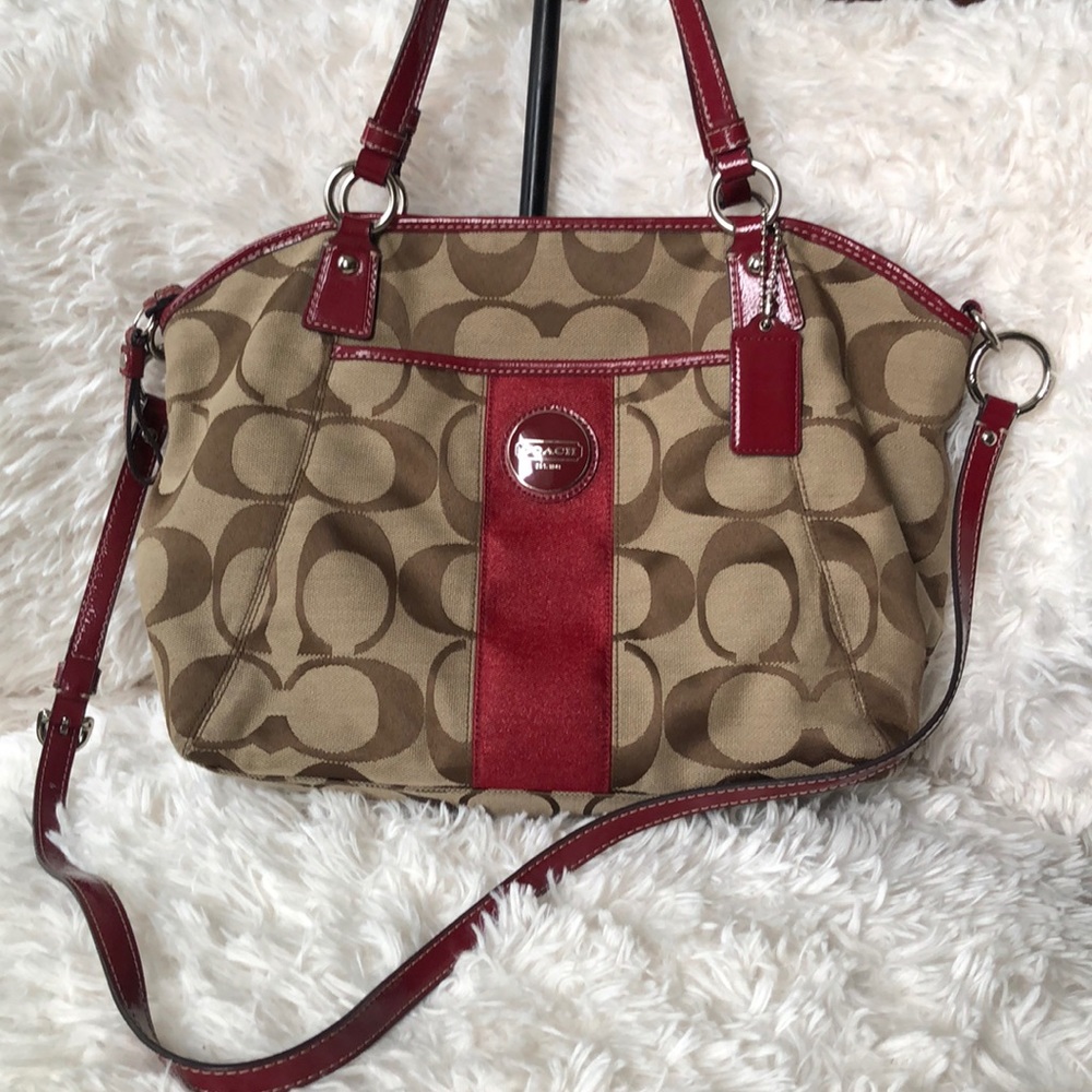 Coach signature tote